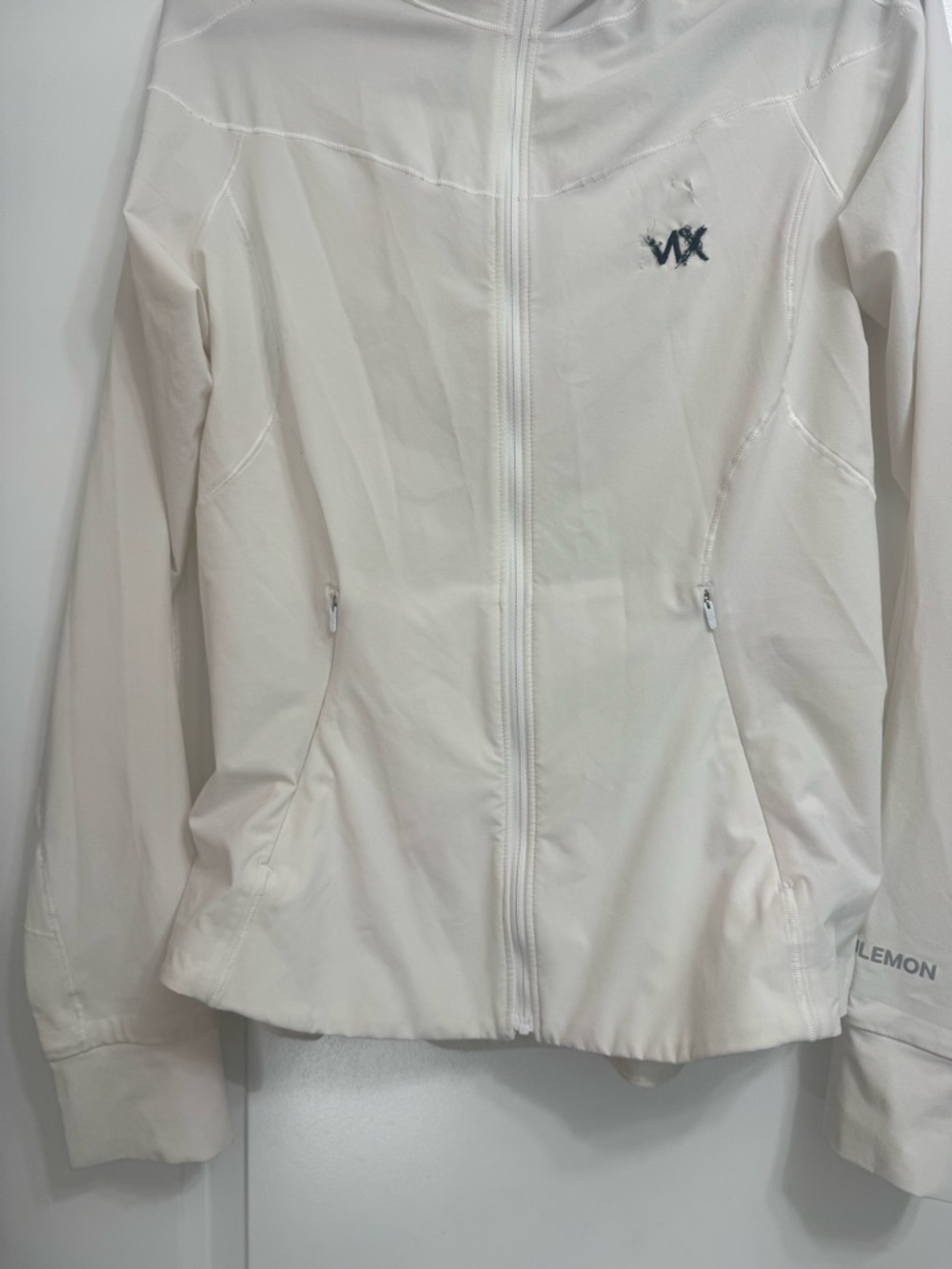 Lululemon Mist Over Windbreaker Jacket | White | Size 6 - Picture 10 of 16